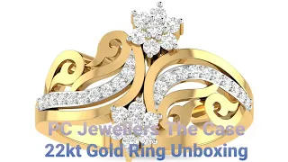 PC Jewellers The Case Ring | 22kt Gold Ring  | Unboxing | 2021 | 4k
