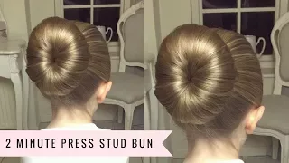 The Perfect 2 Minute Press Stud Bun by SweetHearts Hair