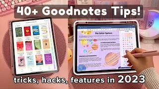 40+ Goodnotes Tips you NEED to know ✏️ iPad | Apple Pencil