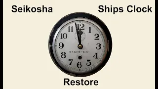 Seikosha Ships Clock movement Restore for Ron from Iowa #84