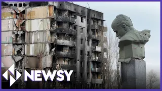 Russian Troops Destroy Ukrainian City Of Borodyanka