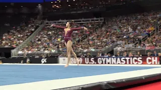 Aleah Finnegan – Floor Exercise – 2019 U.S. Gymnastics Championships – Senior Women Day 2