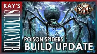 PoE 3.17 - Poison Spiders Build Update - Tankier Support Minions - Siege of the Atlas - Archnemesis