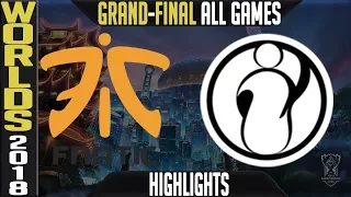 FNC vs IG Highlights ALL GAMES | Worlds 2018 Grand-final | Fnatic vs Invictus Gaming