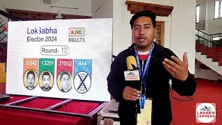 10th  Round Counting Result Ladakh  | Haji Hanifa Jan Independent candidate Leading