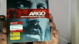 Argo Target Exclusive Blu-Ray/DVD/Ultraviolet Digital Copy Combo Pack Unboxing