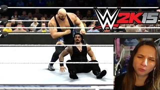 WWE2k15 Roman Reigns vs Big Show