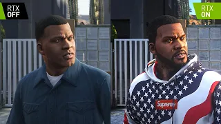 GTA 5 2013 vs 2021 - RTX OFF vs ON Graphics Comparison [PS3 PlayStation 3 vs Gaming PC]