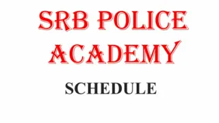 SRB police academy schedule 2020