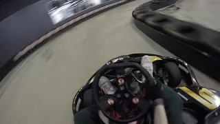 Going for track record in the pro karts at On Track Karting in Brookfield CT (Mar 29, 2015)