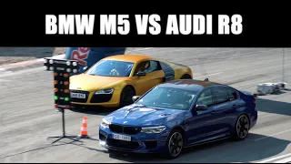 BMW M5 F90 vs AUDI R8