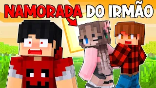 A NAMORADA do meu IRMÃO gosta de MIM no Minecraft