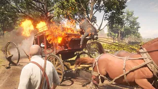 Dynamite & Fire Bottle Gameplay #9 - Red Dead Redemption 2