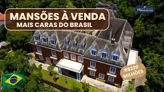 Luxo demais! Conheça as 6 casas mais caras a venda no Brasil.