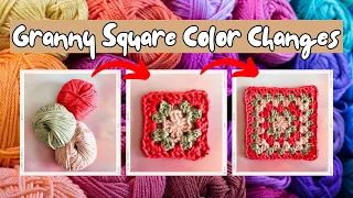 EASY GRANNY SQUARE COLOR CHANGES + 5 Expert Tips for Flawless Squares