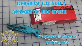 Kershaw Launch 7 Automatic (Switchblade) EDC Knife - Unboxing, Review, & Comparison