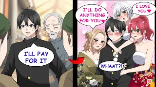 When I Saved an Old Man Who Was Eating Without Paying, Gang Girls Came To Return The Favor【Manga】