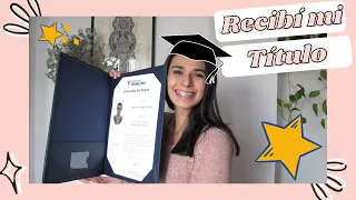 ¡Por fin! 🤩 Abriendo mi TÍTULO UNIVERSITARIO - Universidad en línea