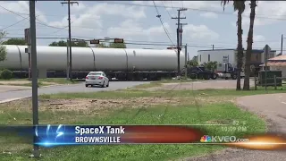 SpaceX tank delivered