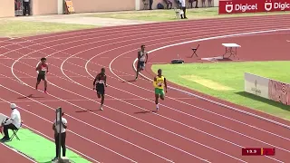 CARIFTA Games 2024 Grenada | Boys 200 Meter Dash Under 20 Heat 2