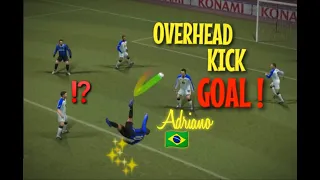 ADRIANO OVERHEAD KICK GOAL 🔥 | INTER | PES 6