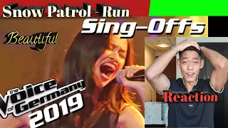 Snow Patrol - Run ( Claudia Emmanuela Santoso ) Sing-Offs | Reaction