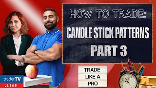 How To Trade: #CandleStickPatterns PT 3 - 4 Continuation Candle Patterns ❗ JAN 24 LIVE