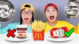 Mystery Sauce Challenge 소스 챌린지 먹방 DONA 도나