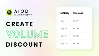 Automatic Discounts Shopify app | Volume Discount | Bulk Discount | Volume offer Shopify