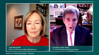 Financing Green Development: A Fireside Chat on US Climate Finance with Secretary John Kerry