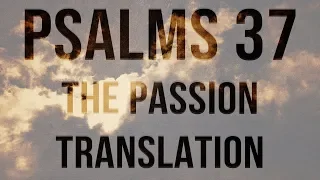Psalm 37 - Do Not Fear The Evil Ones (With Passion Translation)