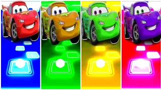 MCQUEEN Red Car 🆚 McQueen Yellow Car 🆚 McQueen Green Car 🆚 McQueen Blue Car 🎶 Who is Best?