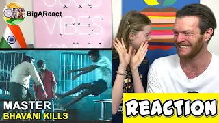 MASTER BHAVANI KILLS TWO BOYS SCENE REACTION | Thalapathy Vijay, Vijay Sethupathi | #BigAReact