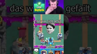 Fail ➡️ bester Spielzug ever 🤯😂 #clashroyale #shorts