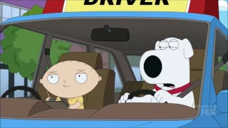 Family Guy - Stewie Teaches Brian to Drive