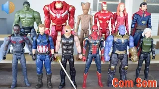 Bonecos Avengers Infinity Wars com Som - Coleção 2018