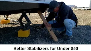 Better Travel Trailer Stabilizers for Under $50! - Full Time RV Living & Travel