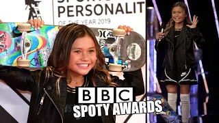 Skating on stage at the BBC SPOTY Awards! | Sky Brown Vlogs