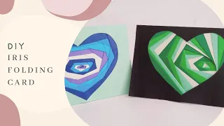 DIY IRIS FOLDING CARD