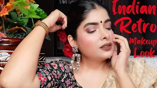Indian Retro Look | 80s Makeup Tutorial | 80s Inspired Makeup Look | Antima Dubey [Samaa]
