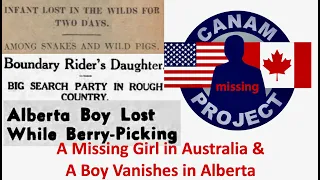 Missing 411 David Paulides Presents Missing Person Cases from Alberta, Canada and Australia