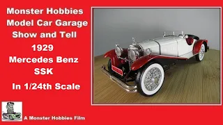 Model Car Garage Show And Tell - My Dad's ENTEX 1929 Mercedes Benz SSK - A Model Car Build Video