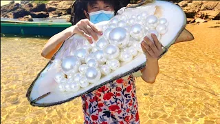 Perfect! Catch giant white pearl oysters and find the perfect pearl