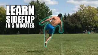 Learn How to Side Flip On Ground in 5 Minutes