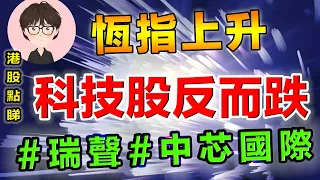 【港股點睇】28｜恆指上升！科技股下跌想點 ？｜瑞聲科技｜騰訊控股｜中芯國際｜美團公司｜港股目標位｜支持阻力位｜籌碼分佈｜大戶資金技術分析｜港股買賣｜股票教學