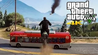 GTA 5 - МАЙКЛ И ТРЕВОР СБИЛИ САМОЛЕТ  4К