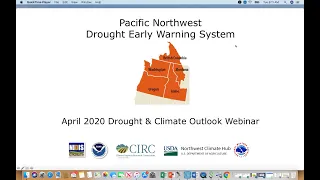 Pacific Northwest DEWS April 2020 Drought & Climate Outlook