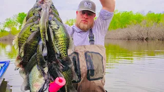 SPAWN CRAPPIE FISHING WITH A JIG BEFORE A SPRING COLD FRONT‼️ GOOD OR BAD⁉️