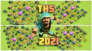 NEW! TOWN HALL 5 (Th5) FARMING BASE With Link - 2021 | th5 hybrid/trophy base with link | coc