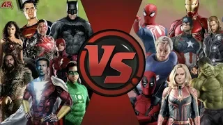 MCU Avengers vs DCEU Justice League TOTAL WAR! Cartoon Fight Club FAN EPISODE!